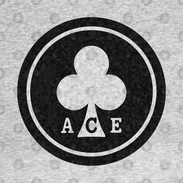 Round ACE Black and White distressed mod by Lefteris